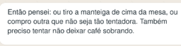 Print de mensagem de cliente relatando o uso das estratégias da Mentoria C.A.L.M.A.