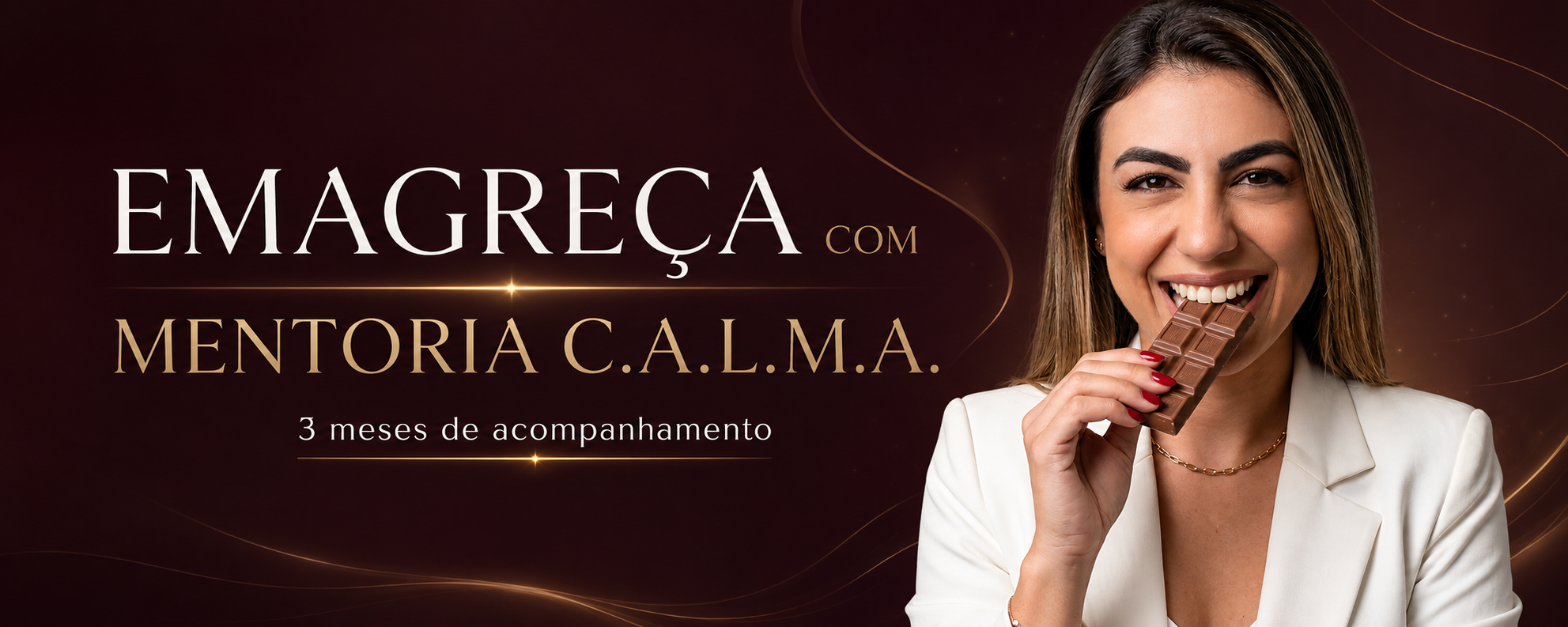 Emagreça com Mentoria C.A.L.M.A. — 3 meses de acompanhamento
